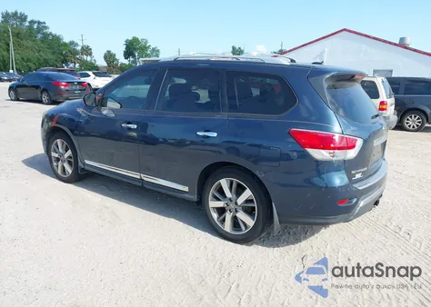 2014 Nissan Pathfinder Platinum from USA, damaged, VIN 5N1AR2MN1EC694064